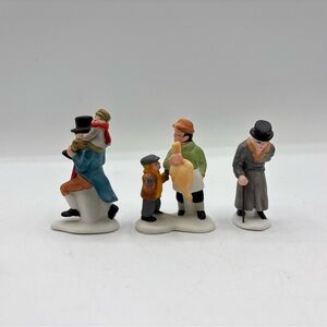 Dept 56 1989 Vintage Heritage Village Christmas Carol Characters 6501-3 Set Of 3